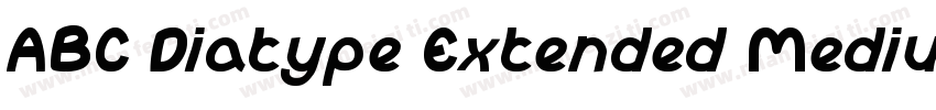 ABC Diatype Extended Medium Unlice字体转换